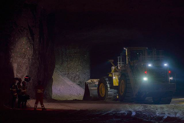 Winter Launch for Amey at Winsford Salt Mine